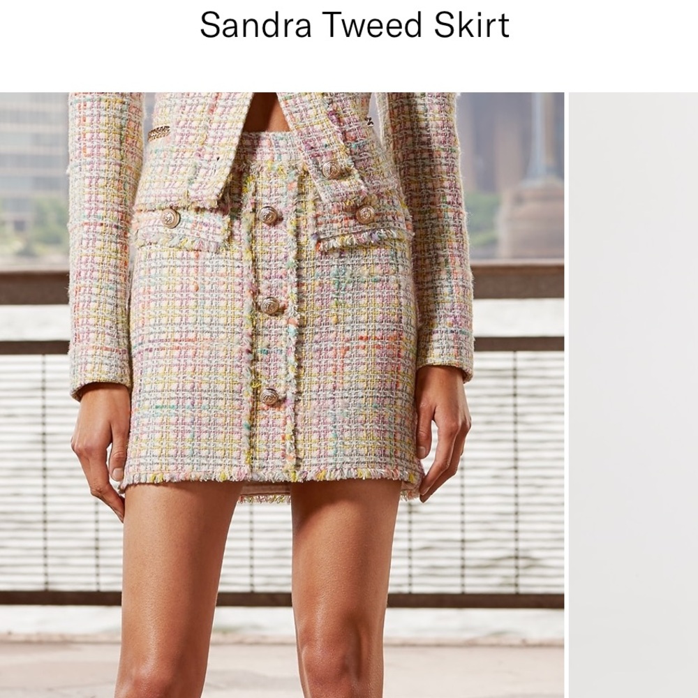 Generation Love Sandra Tweed Rainbow 🌈 Skirt